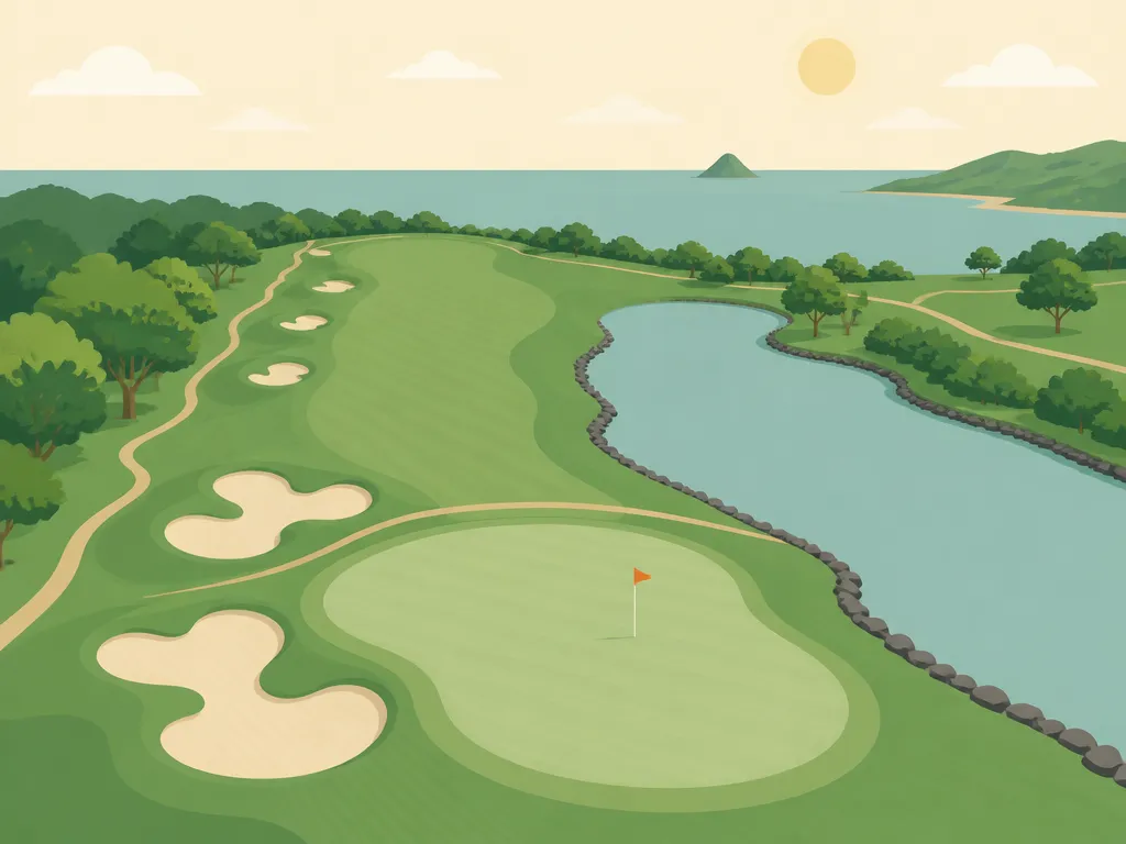 Illustration of Wailea Golf Club (Emerald)