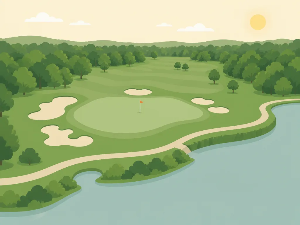 Illustration of Houlton Community Golf Course