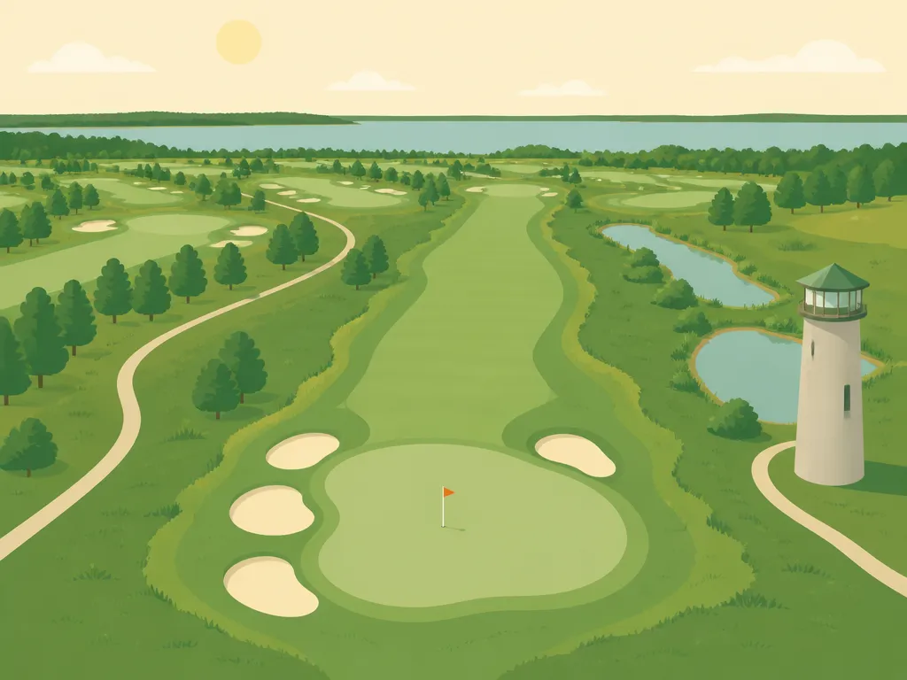 Illustration of The Nest Golf Club at Friday Harbour Resort