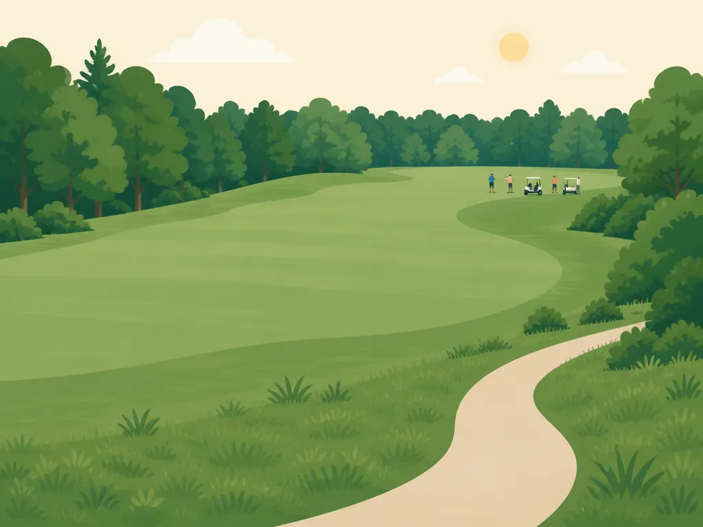 Illustration of Shepherds Meadow Golf Course