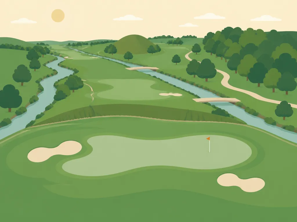 Illustration of Yocha Dehe Golf Club