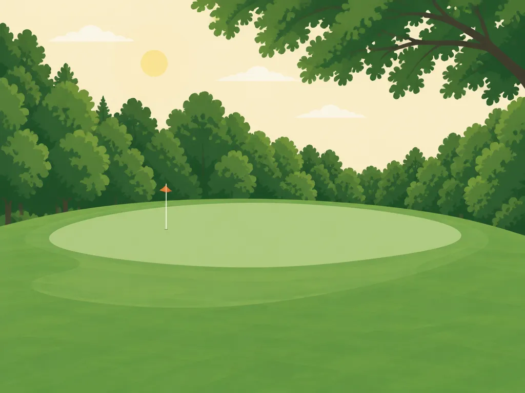 Illustration of Willow Creek Golf Course