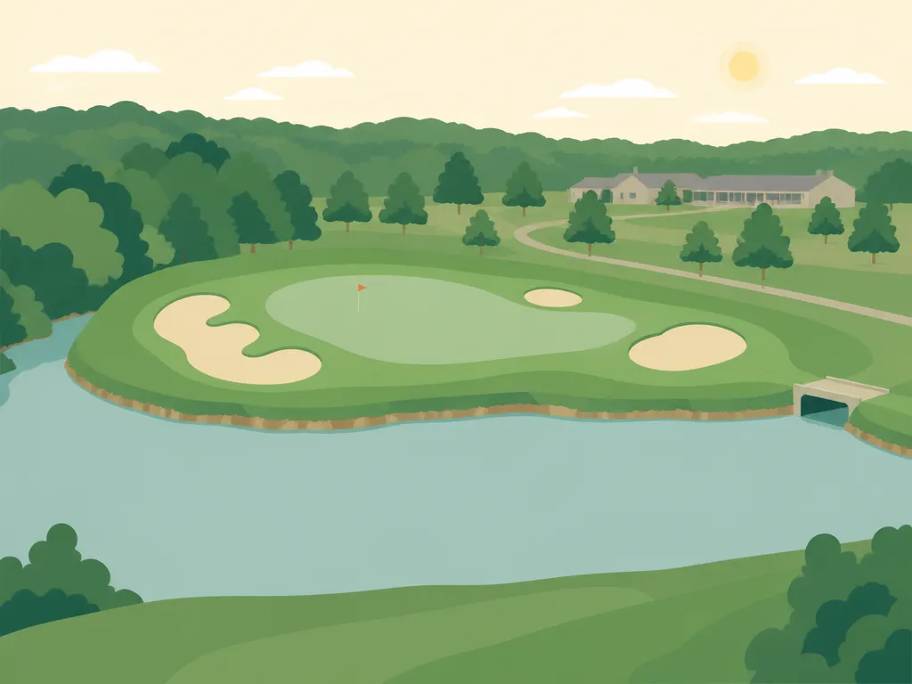 Illustration of White Deer Golf Course (Heritage)