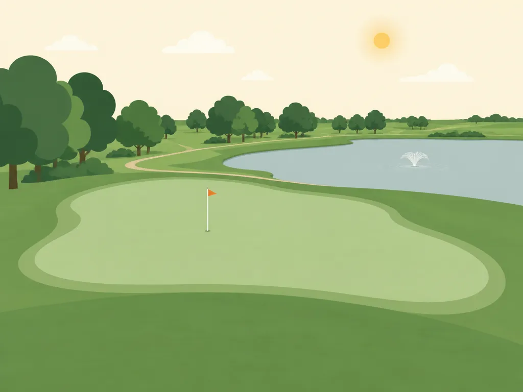 Illustration of Rocky Run Golf Course