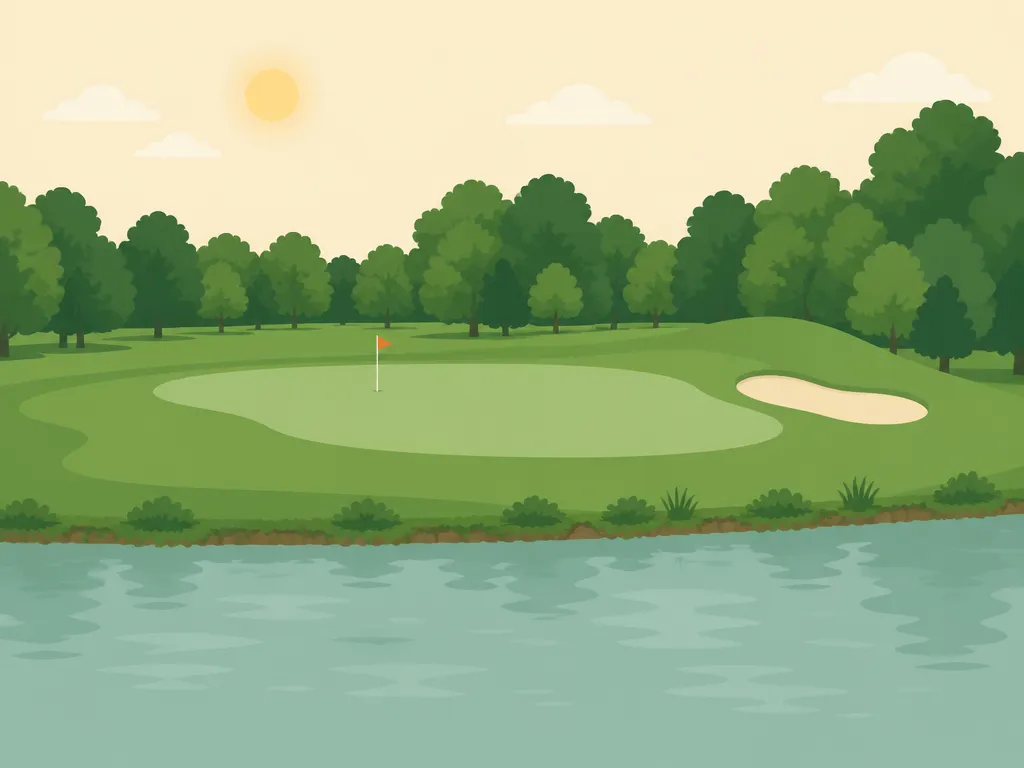 Illustration of Station Creek Golf Club (North)