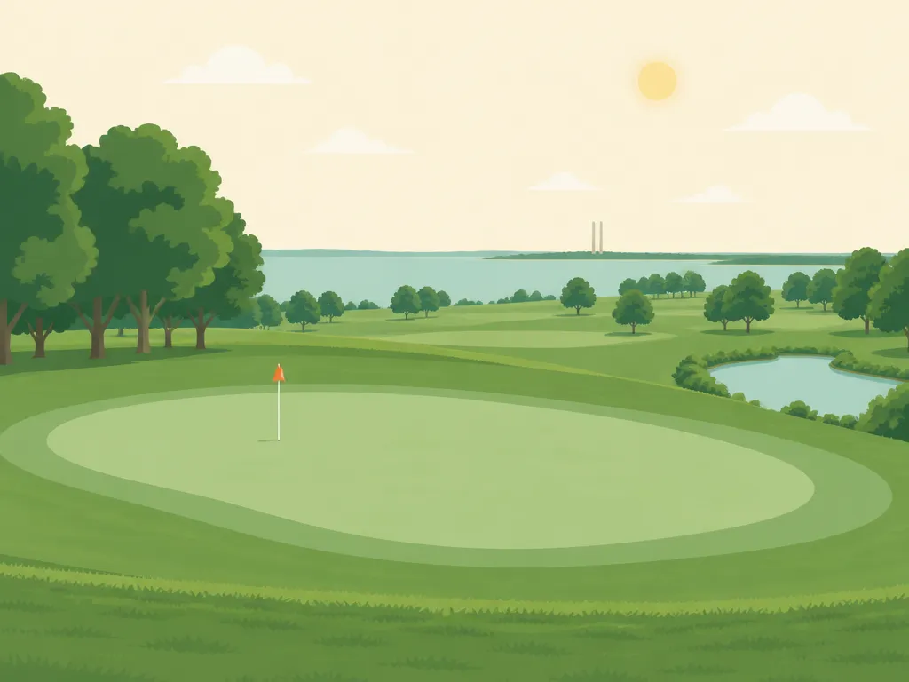Illustration of Spencer Municipal Golf Course