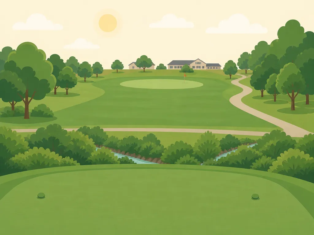 Illustration of Spreading Antlers Golf Course