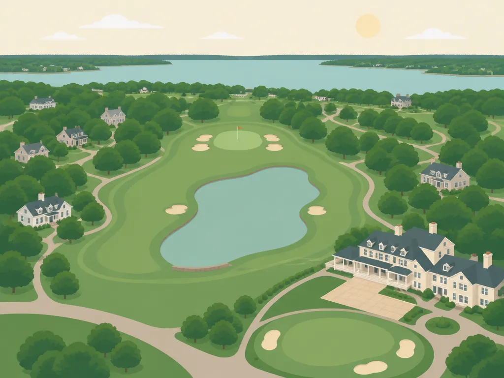 Illustration of Links at Perry Cabin