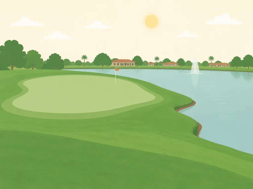 Illustration of Los Lagos Golf Club
