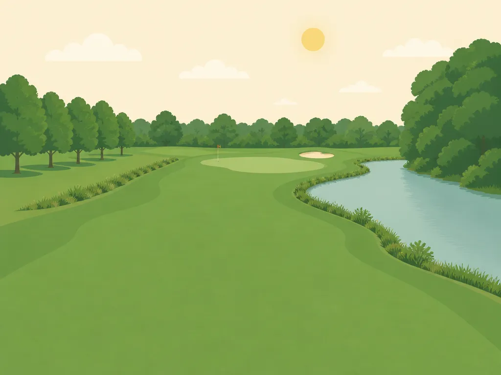 Illustration of Golfbaan Waterland Amsterdam