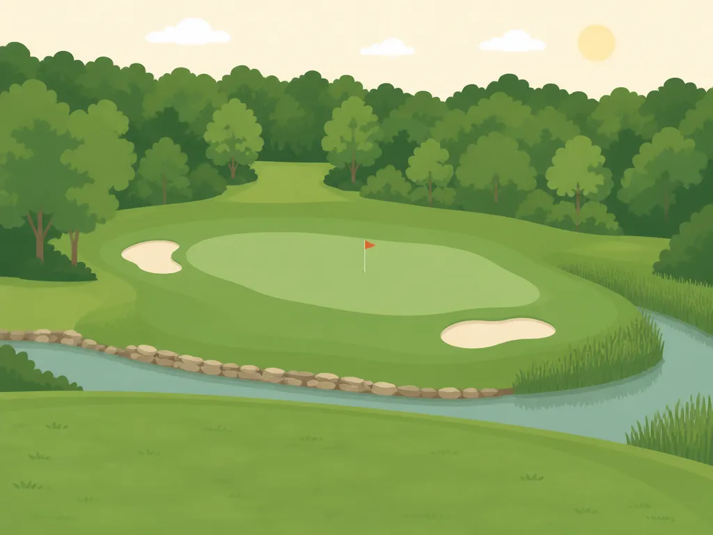 Illustration of Indian Rock Golf Club