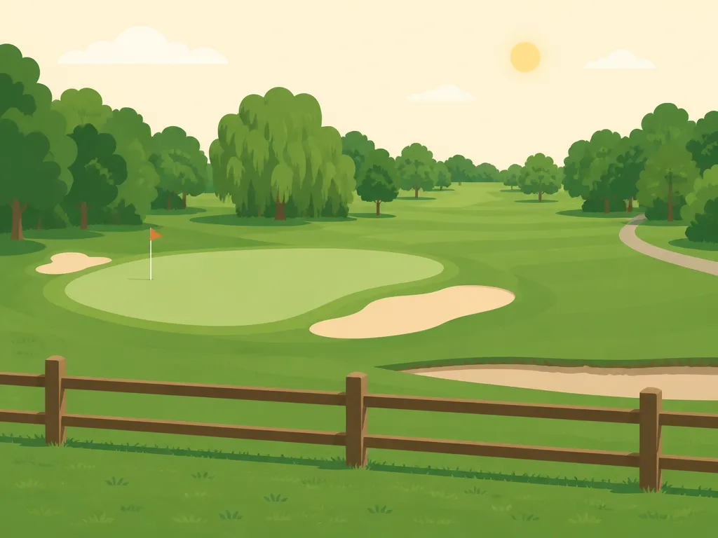 Illustration of Lincoln Homestead State Park Golf Course