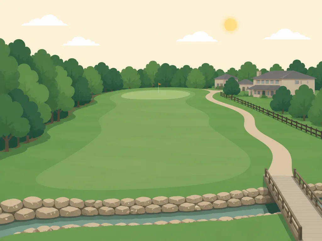 Illustration of Timber Truss Golf Course