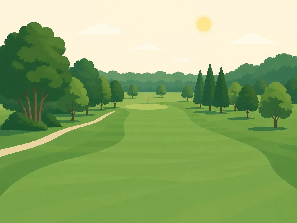Illustration of Glenbrier Golf Course