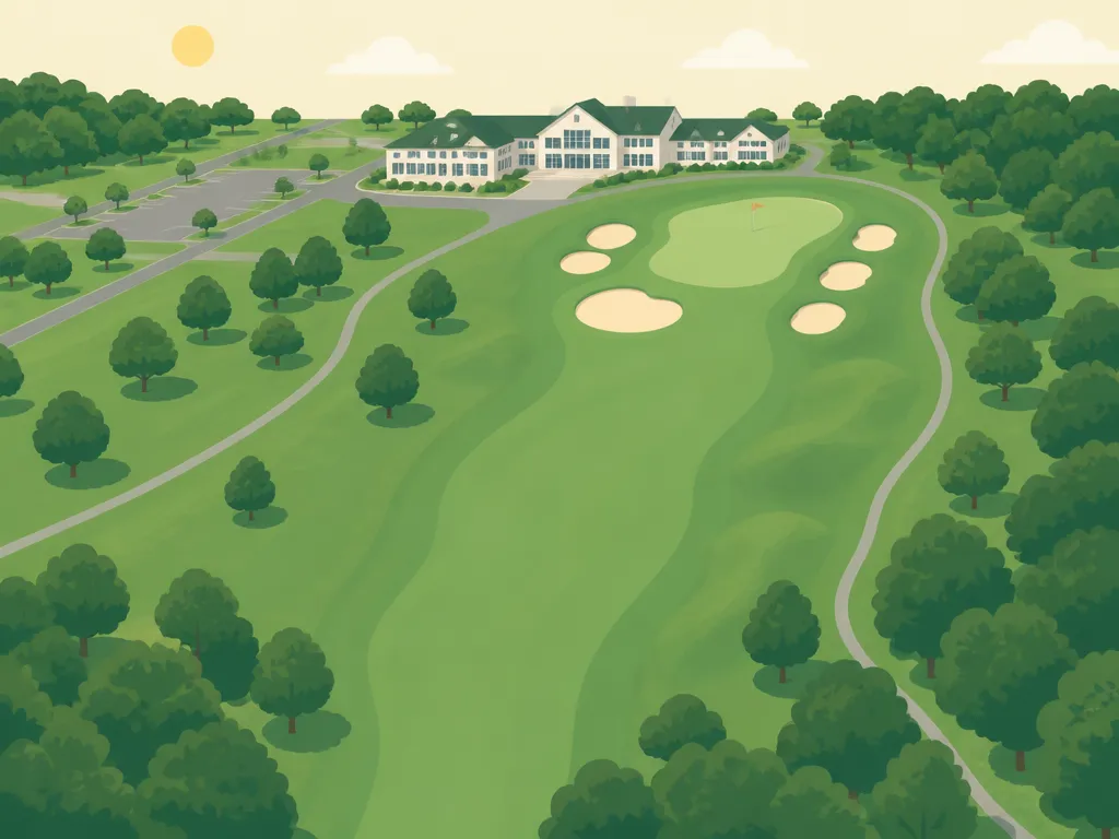 Illustration of Hollybrook Country Club