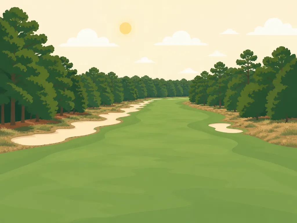 Illustration of Pinehurst No. 2