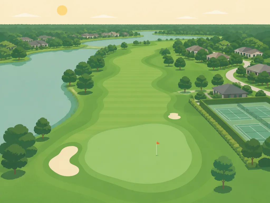 Illustration of Magnolia Point Golf & Country Club