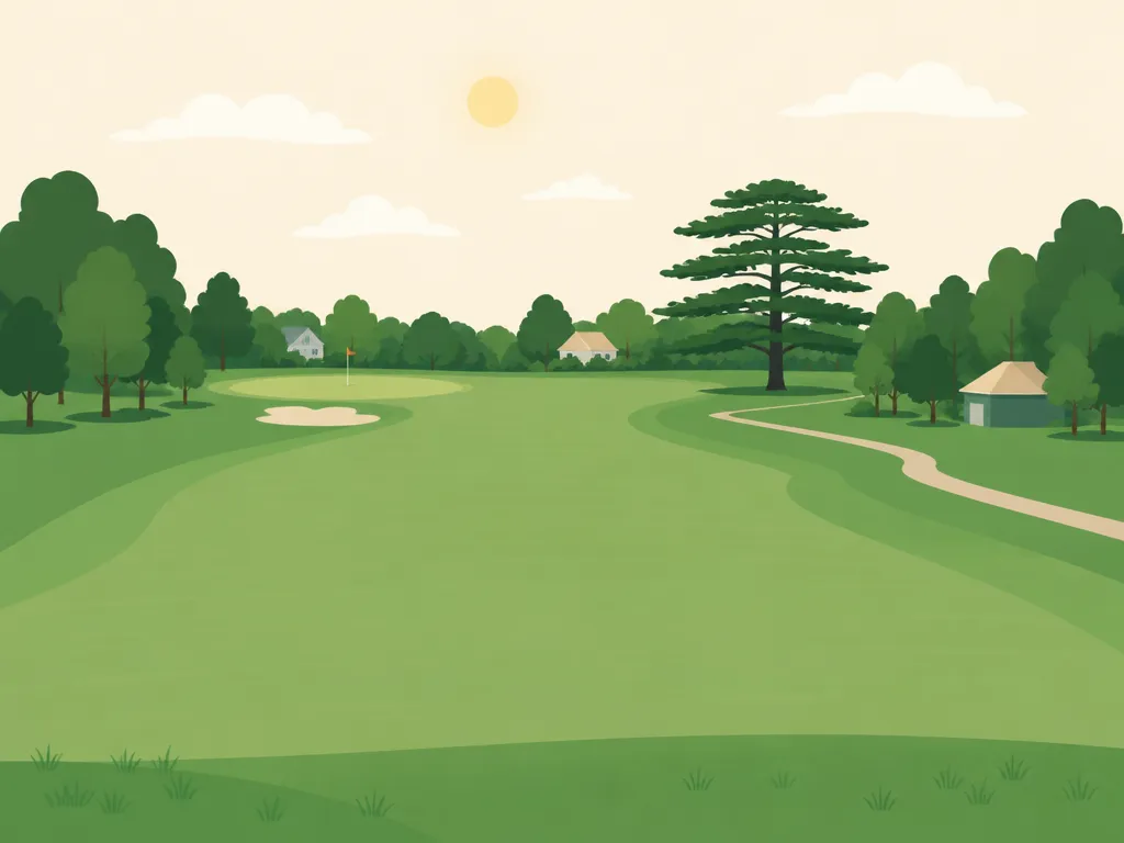 Illustration of John F. Parker Golf Course