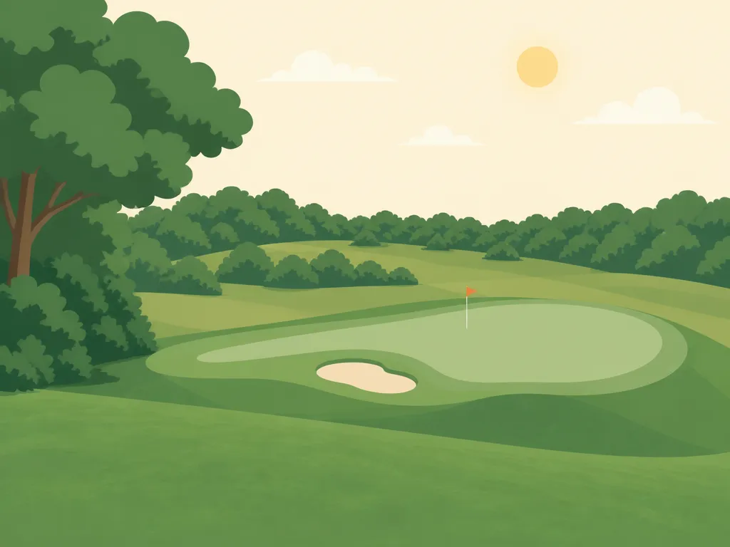 Illustration of Lederach Golf Course