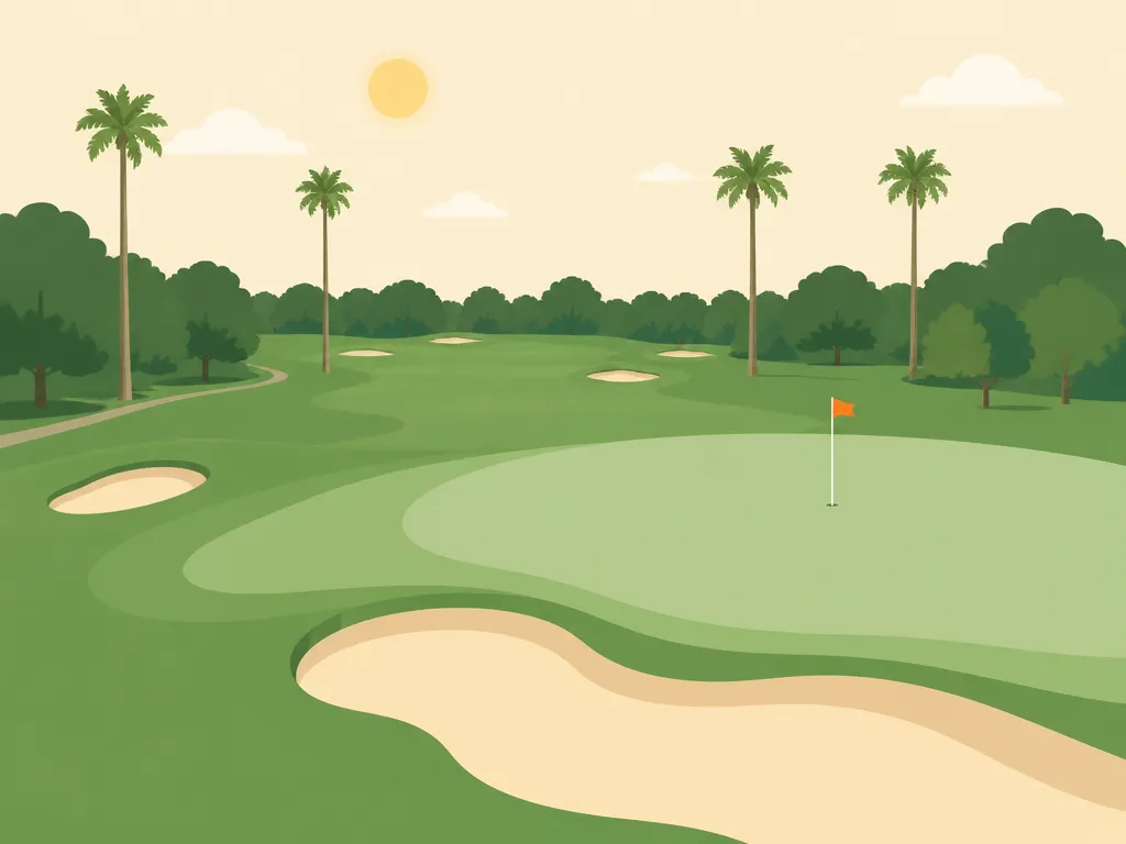 Illustration of Oakwood Golf Club