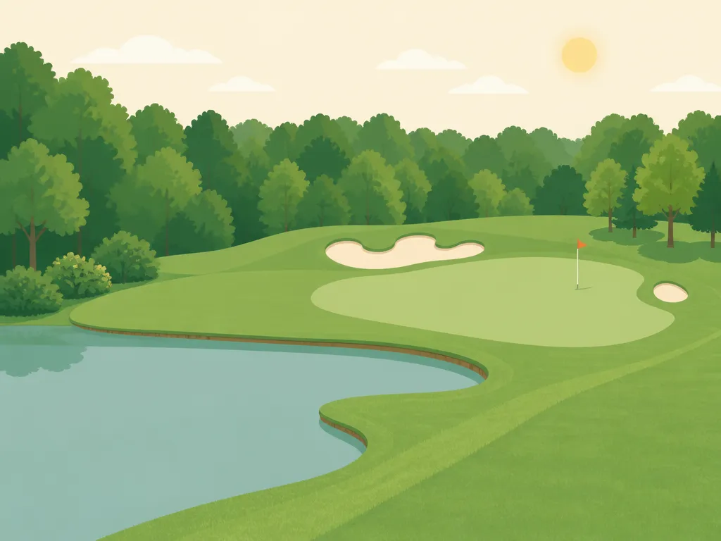 Illustration of Sawmill Golf Course
