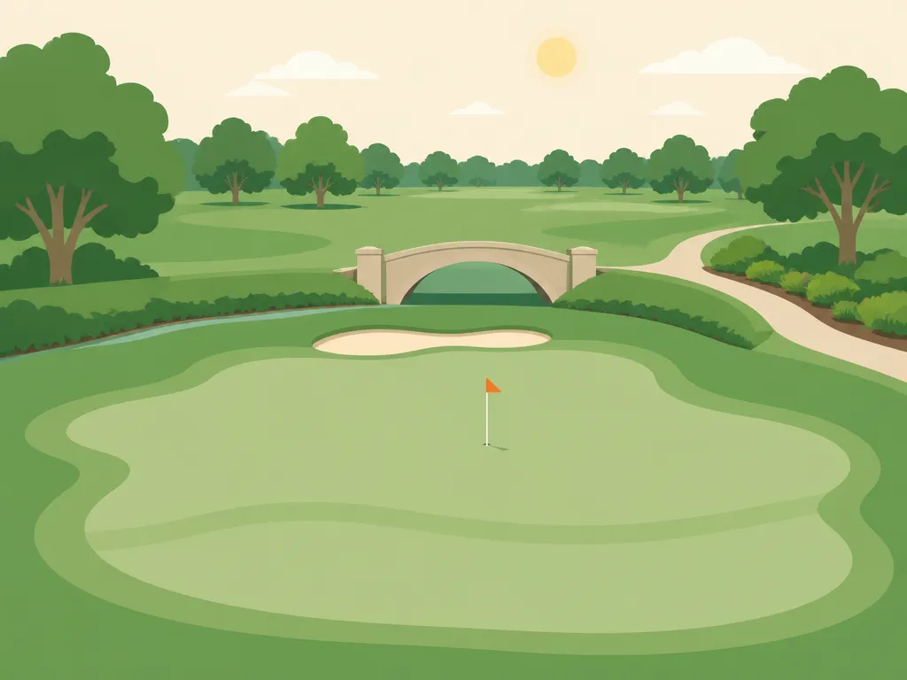 Illustration of Village Green Golf Club of Sarasota