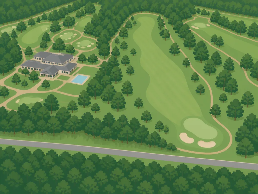 Illustration of Dogwood Hills Golf Course