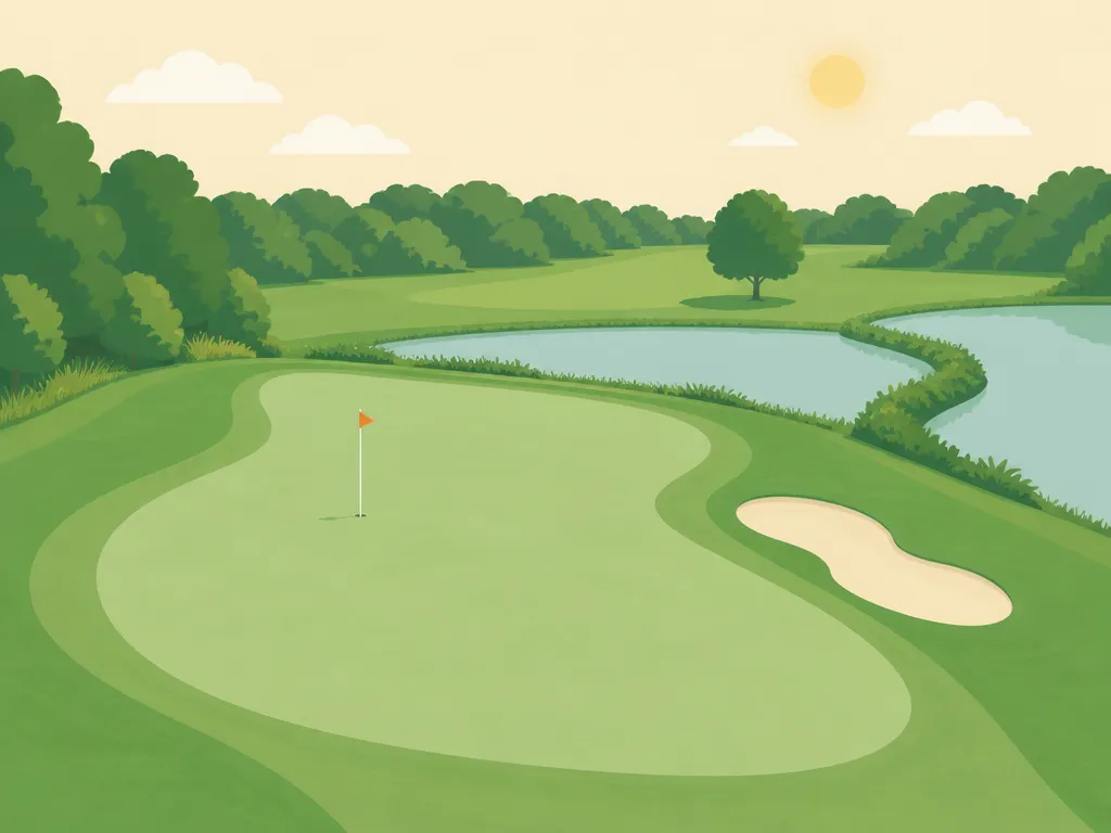 Illustration of Krefelder Golf Club