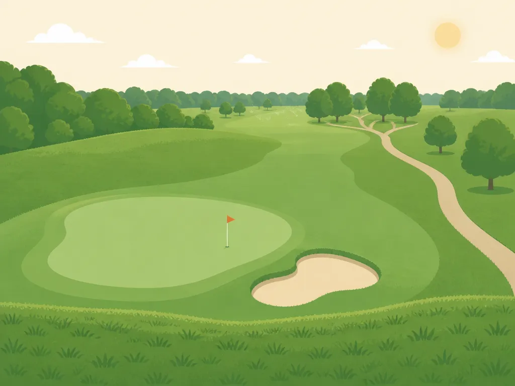 Illustration of Marjon Golf Course
