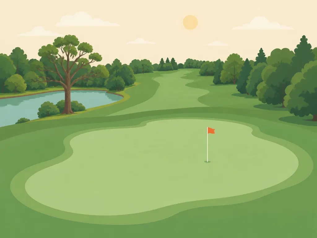 Illustration of Auburn Valley Golf Club