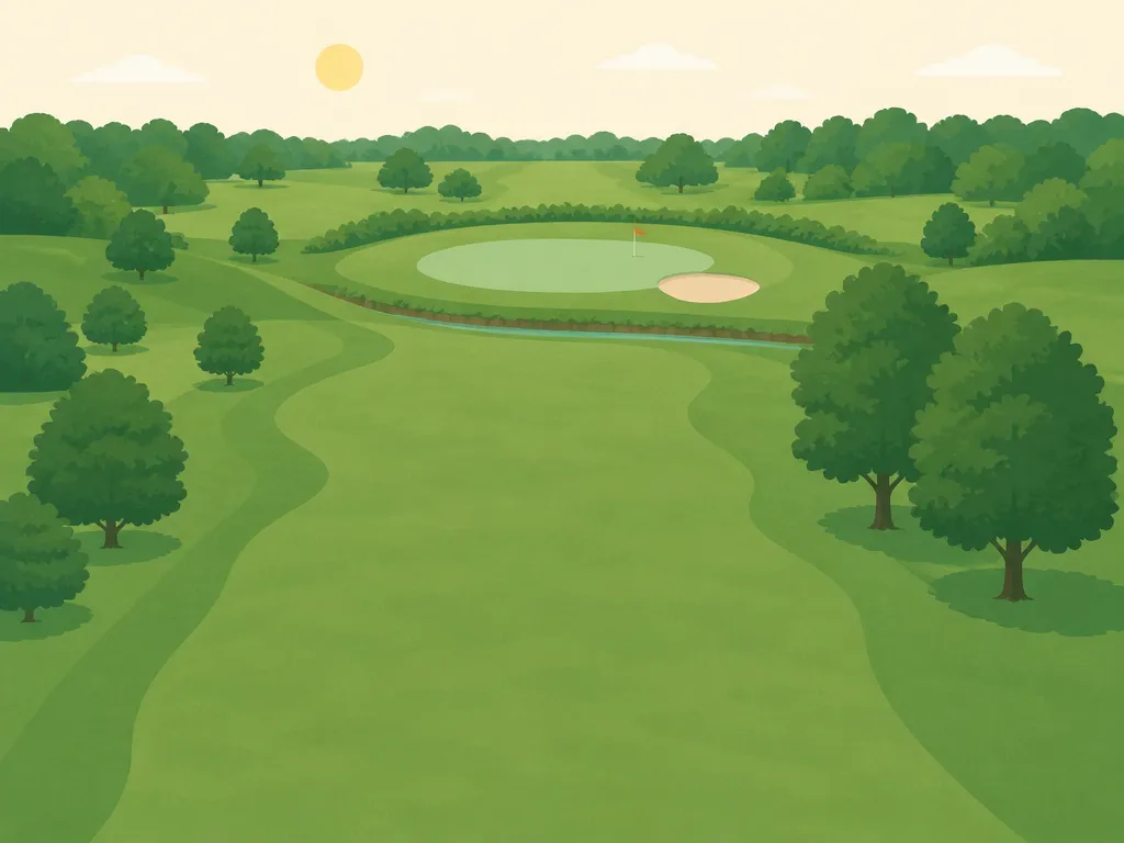 Illustration of Valley View Golf Course