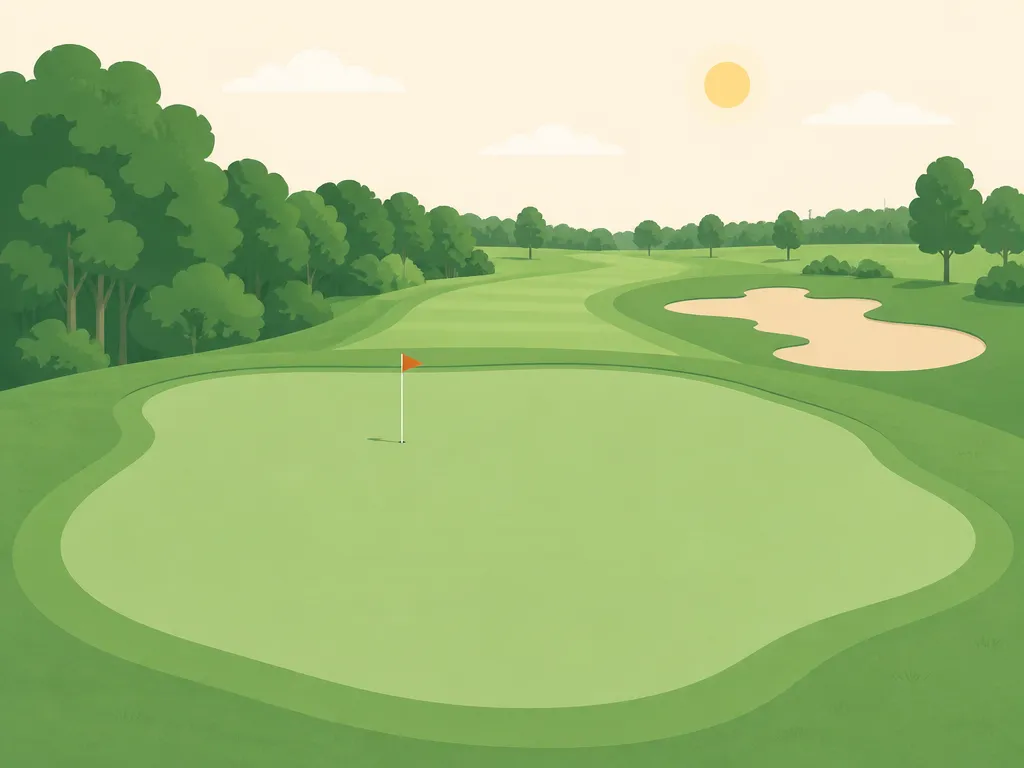 Illustration of Fore Kicks Golf Course