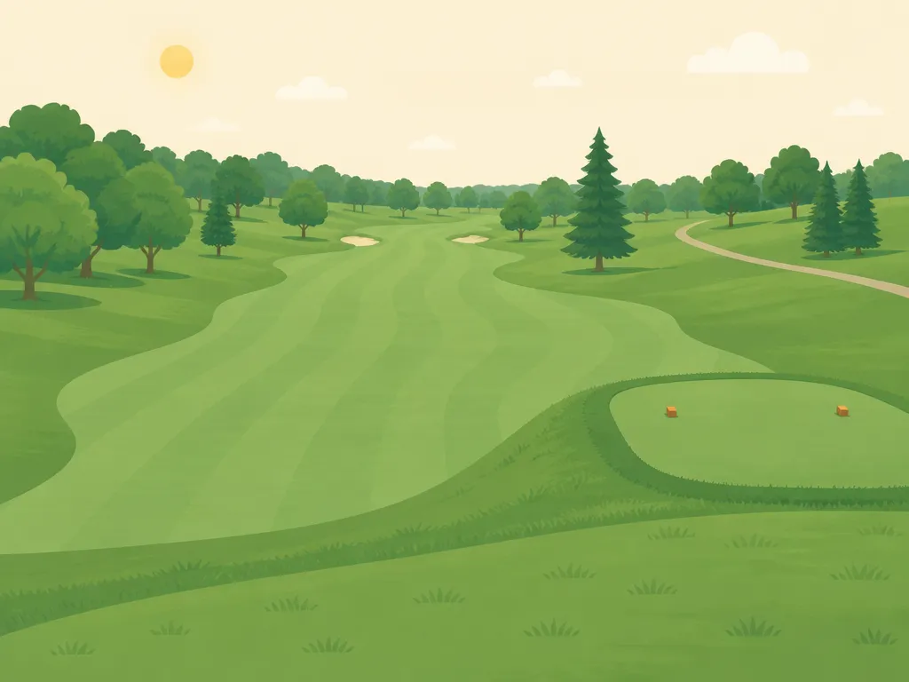 Illustration of Sandy Meadows Golf Course