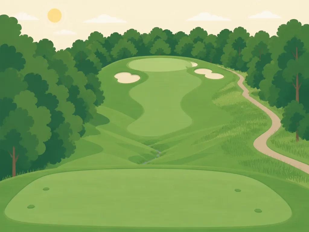 Illustration of The Vineyard Golf Course