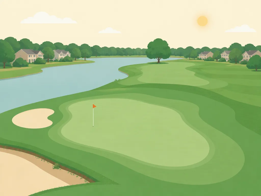 Illustration of Winding Ridge Golf Club