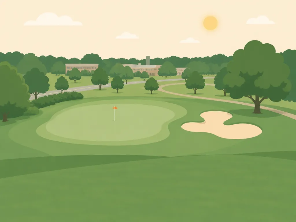 Illustration of Burnet Park Golf Course