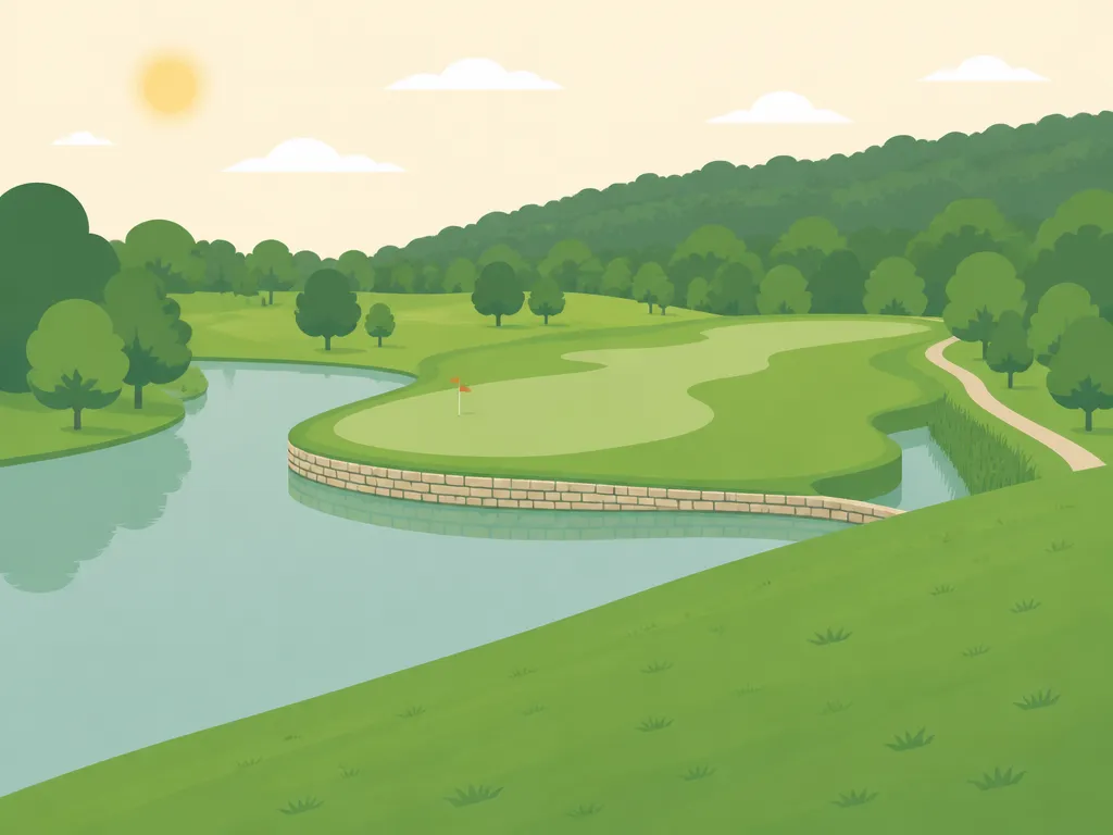 Illustration of Russell Vale Golf Club