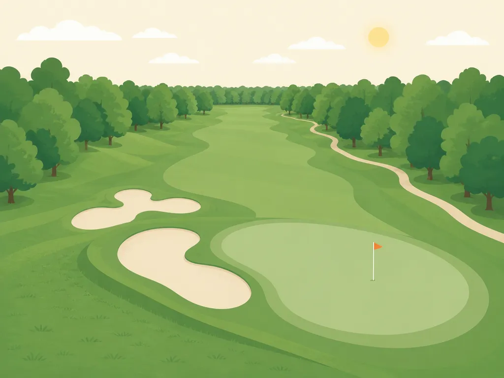 Illustration of The Club at Carlton Woods Creekside (Fazio Course)
