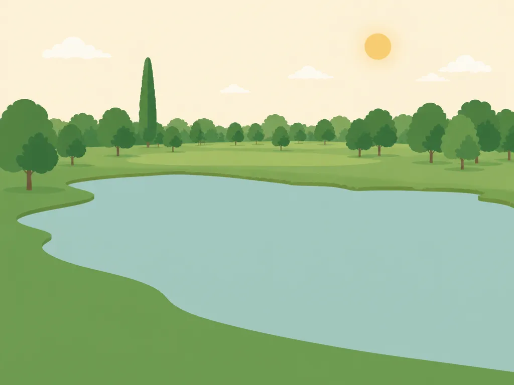 Illustration of Lake Sweetwater Golf Course