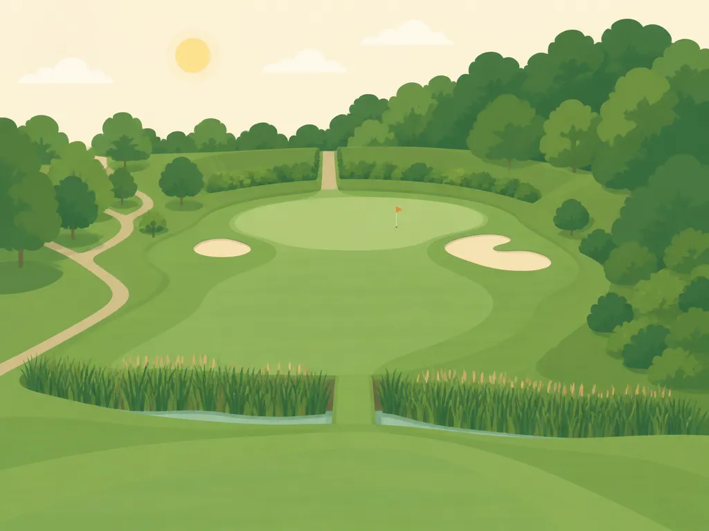 Illustration of Galloping Hill Golf Course