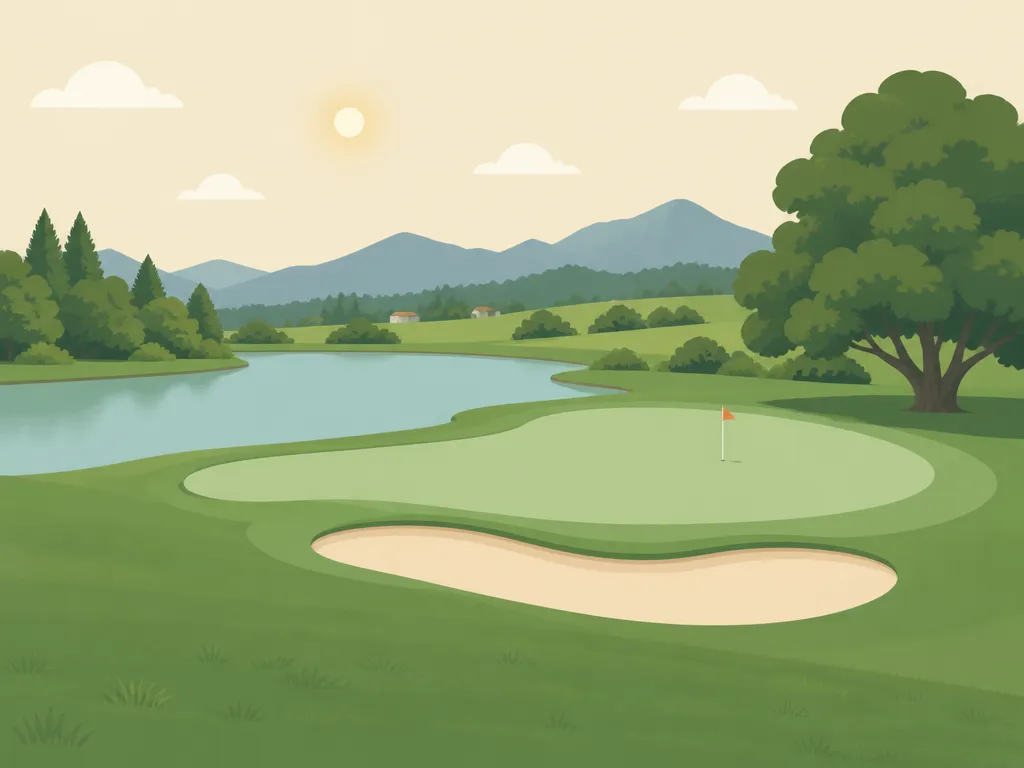 Illustration of Alpine Meadows Golf Course