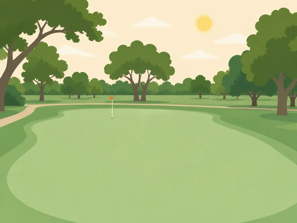 Illustration of Lake Creek Golf Course
