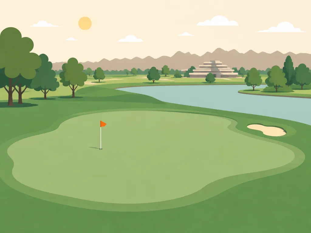Illustration of Rivers Edge Golf Course
