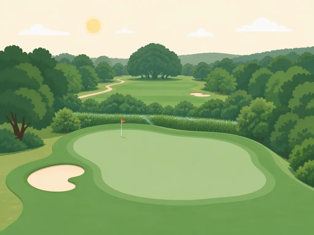 Illustration of River Island Country Club