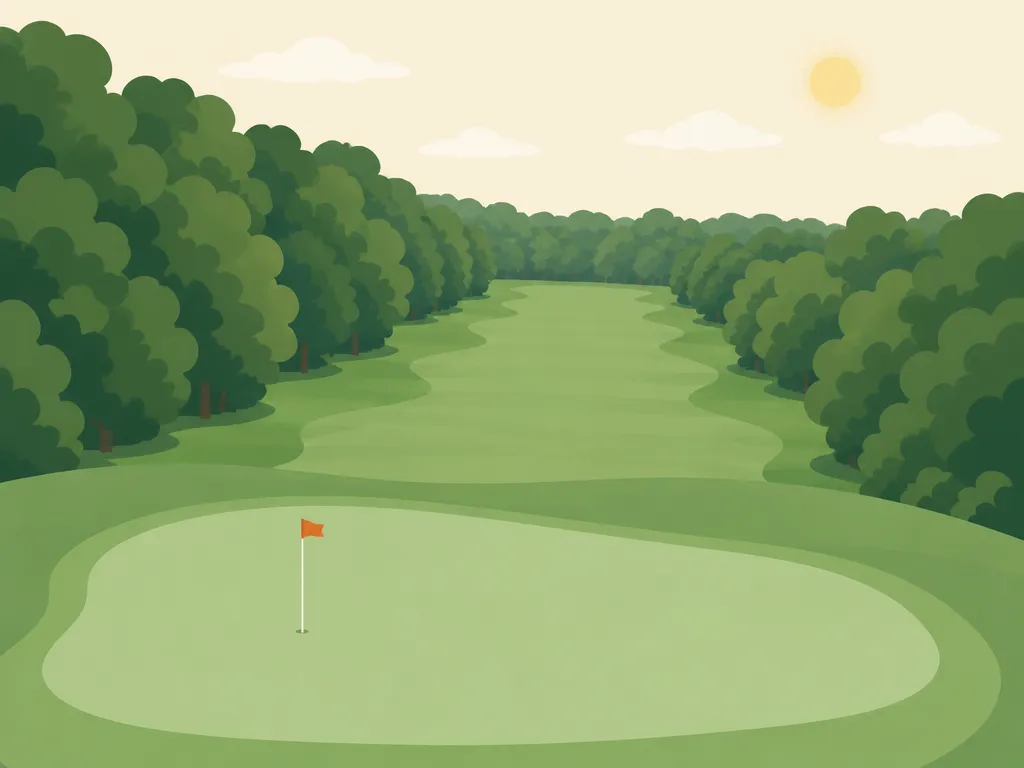 Illustration of Sandwich Hollows Golf Club
