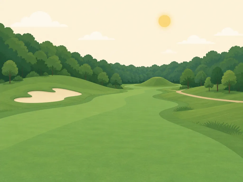 Illustration of GreyHawk Golf Club (Talon)