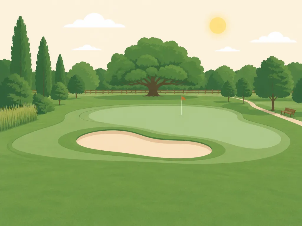 Illustration of River's Edge Golf Club At Burley