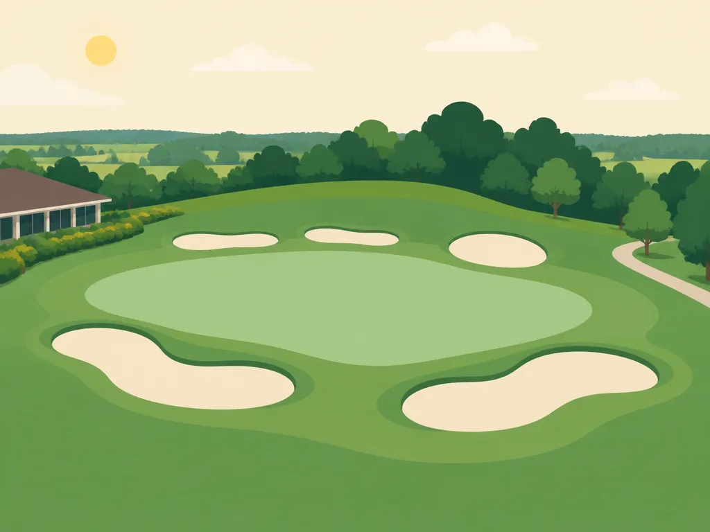 Illustration of Island Pointe Golf Club