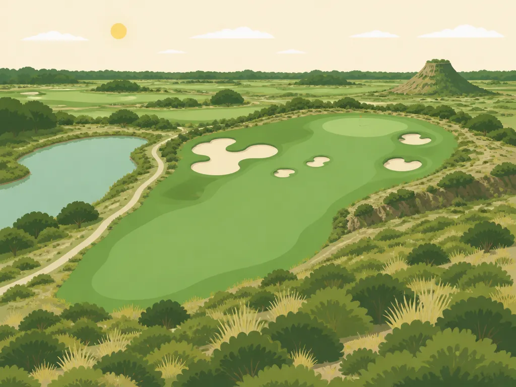 Illustration of Streamsong Resort (Red)
