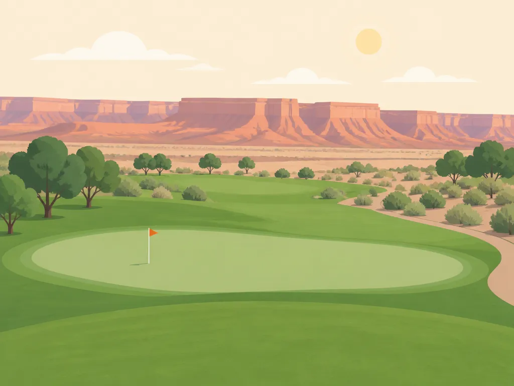 Illustration of Lake Powell National Golf Course